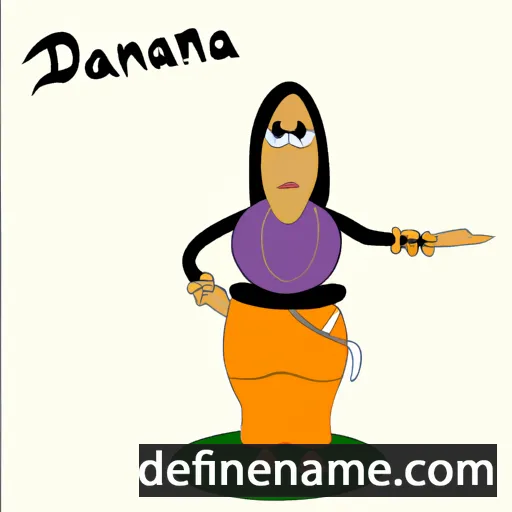 Dartsa-naana cartoon