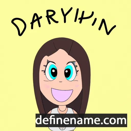 cartoon of the name Darylyn