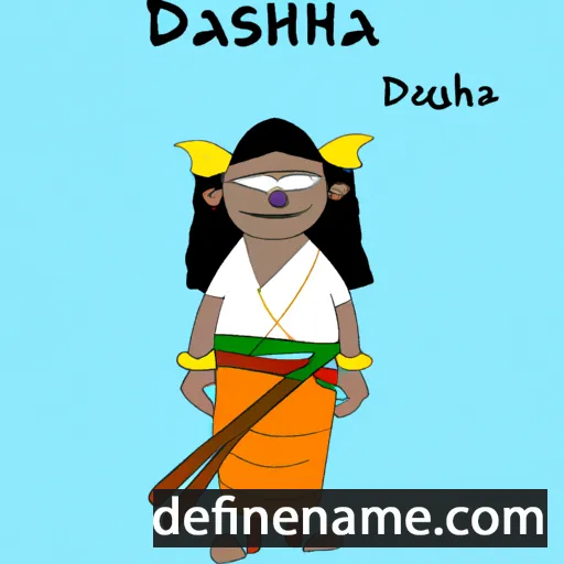 cartoon of the name Dashamira