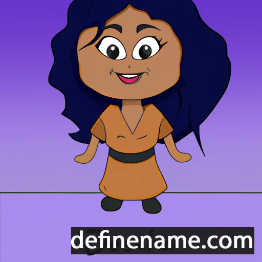 cartoon of the name Dasheena