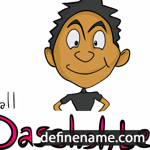 cartoon of the name Dashell