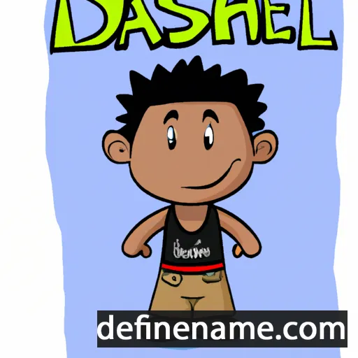 cartoon of the name Dashiel