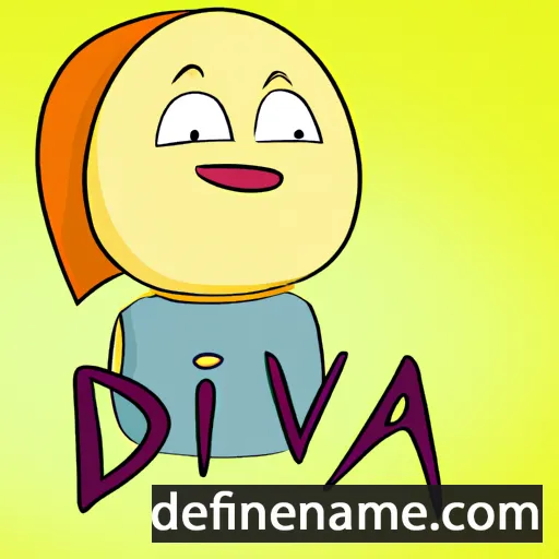 cartoon of the name Dativa