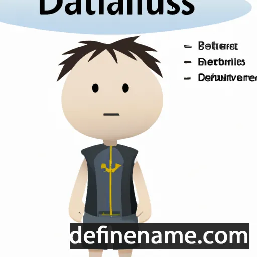 cartoon of the name Dativius