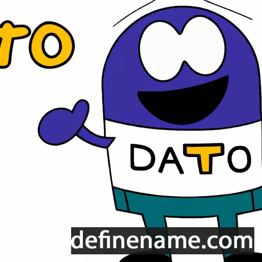 cartoon of the name Dativo