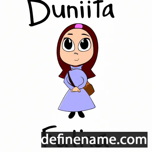 cartoon of the name Daufina