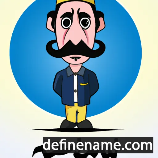 cartoon of the name 'Ebdulrehman