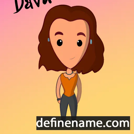 Davena cartoon