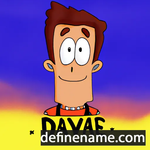 cartoon of the name Davey