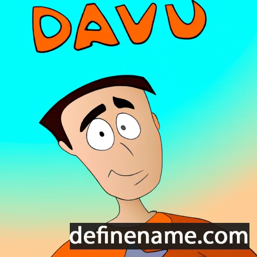 cartoon of the name Davidu