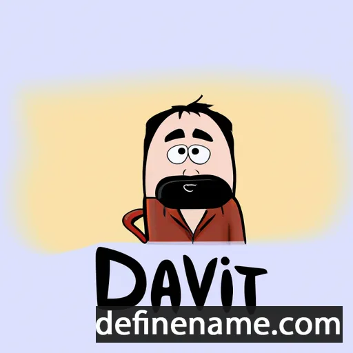 cartoon of the name Daviti