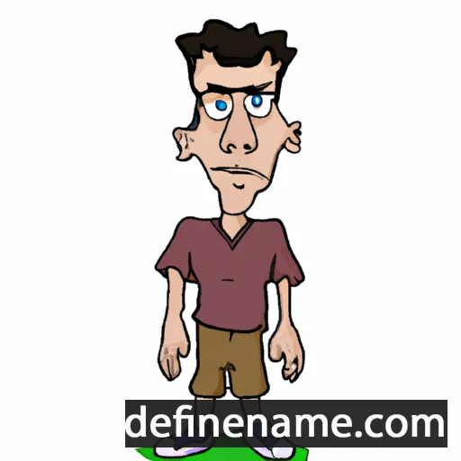 cartoon of the name Davyd