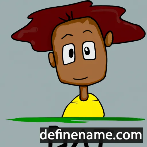 cartoon of the name Dawit