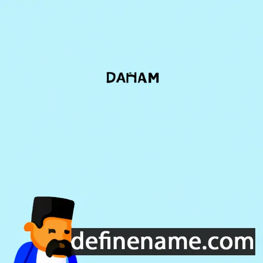 cartoon of the name Dayaram