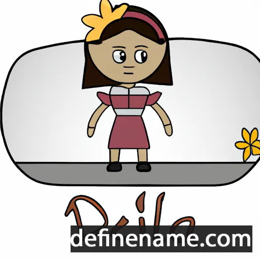 Délia cartoon