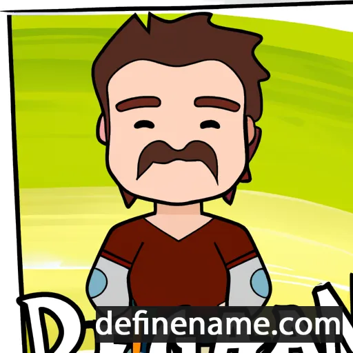 cartoon of the name Deaglán