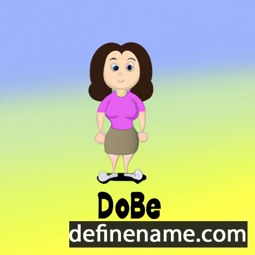 cartoon of the name Debbie