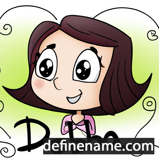 cartoon of the name Debora