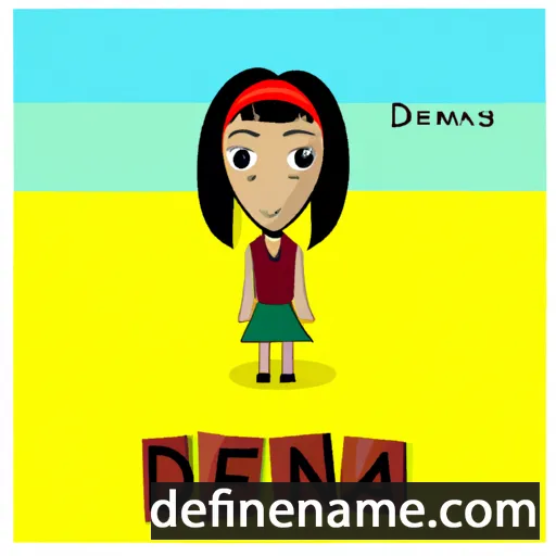 Deena cartoon