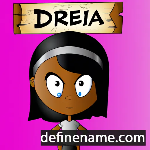 Deidra cartoon