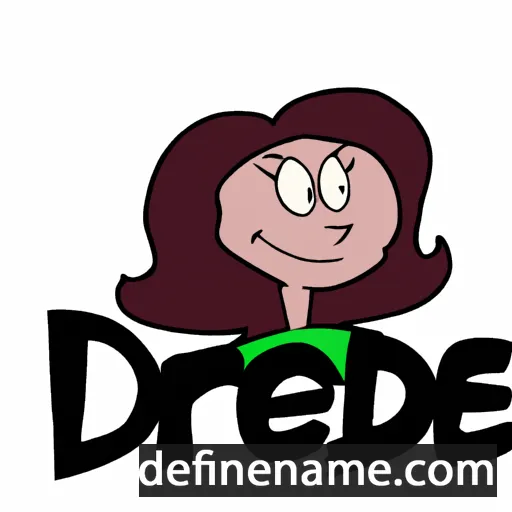 cartoon of the name Deidre