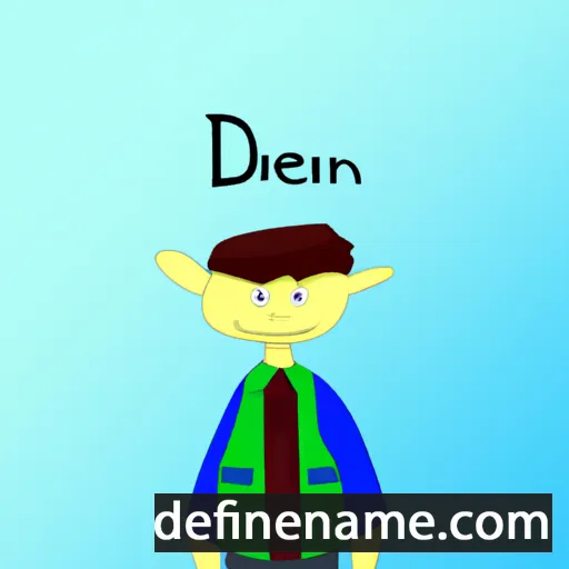 cartoon of the name Deiniol