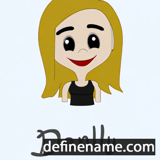 cartoon of the name Delaney