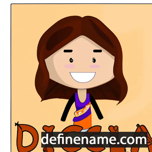 cartoon of the name Delicia