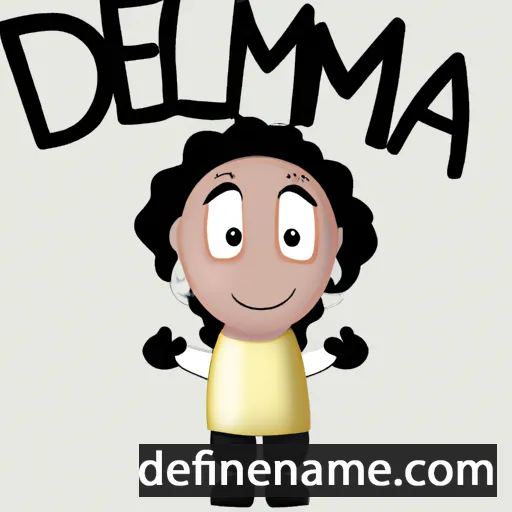 Delma cartoon