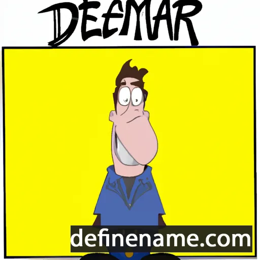 cartoon of the name Delmar