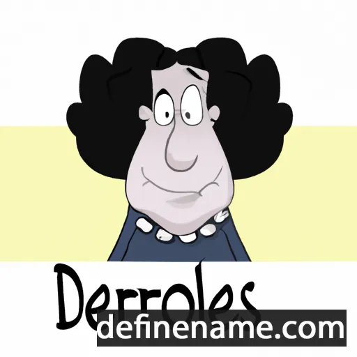 cartoon of the name Delores