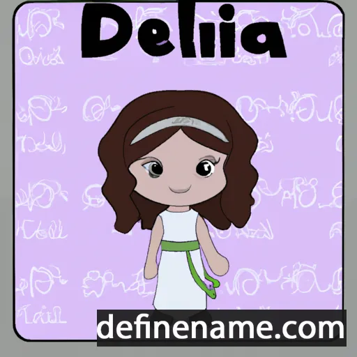 Delphia cartoon