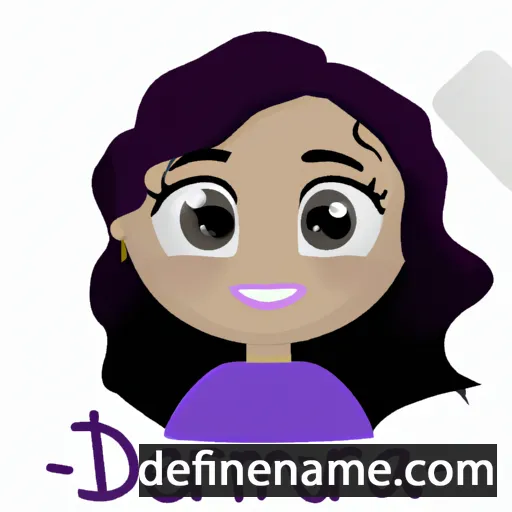 cartoon of the name Demetria