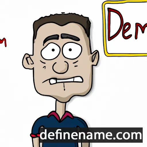 cartoon of the name Demir