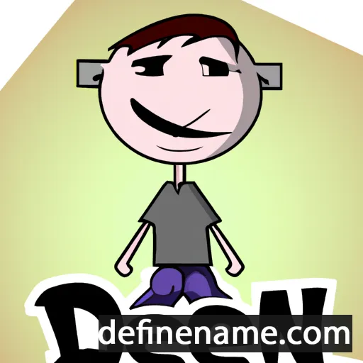 cartoon of the name Den