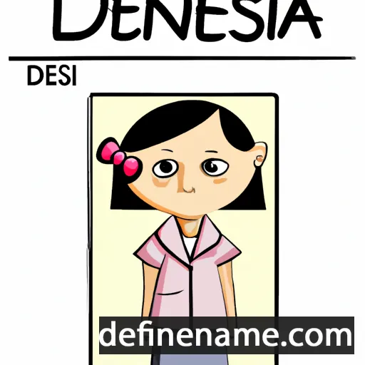 Denisa cartoon