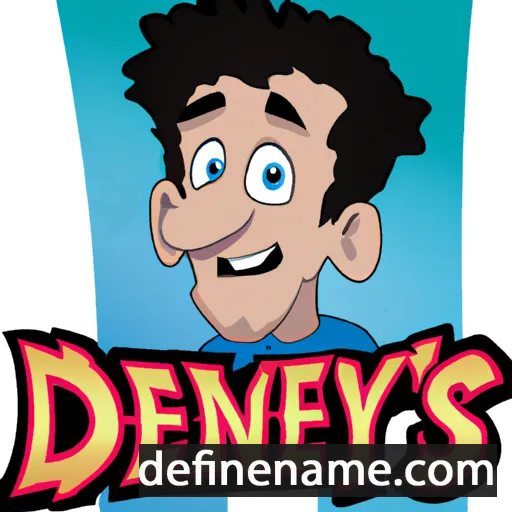 cartoon of the name Denys