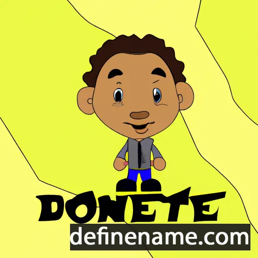 cartoon of the name Deonte