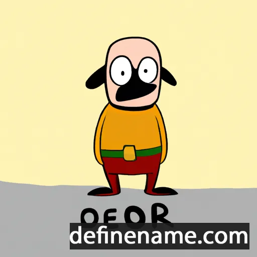 cartoon of the name Deror