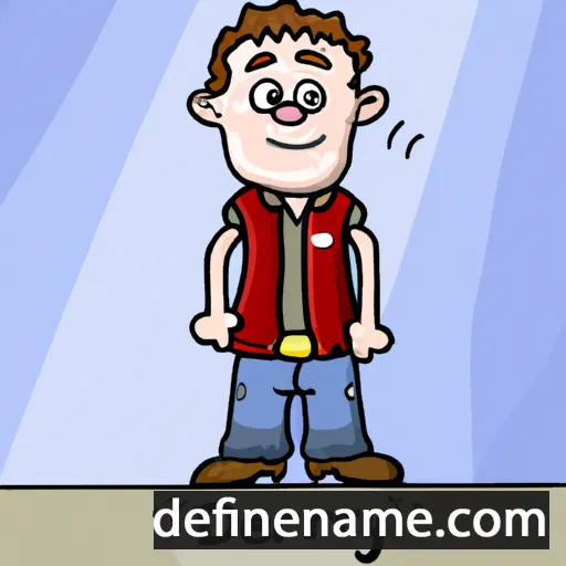 cartoon of the name Derry