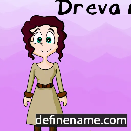 Dervla cartoon