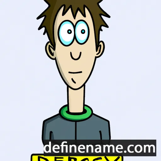 cartoon of the name Deryck