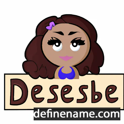 cartoon of the name Desiree