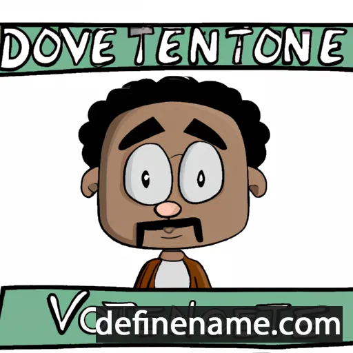 cartoon of the name Devonte