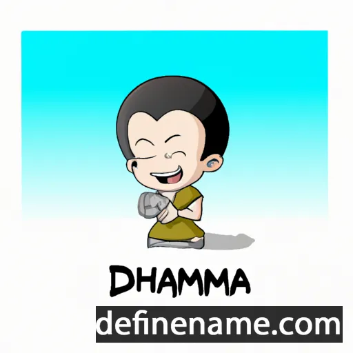 cartoon of the name Dharma