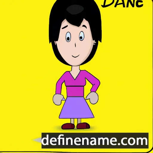 cartoon of the name Diane