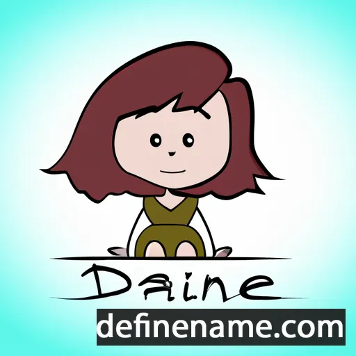 cartoon of the name Dianne