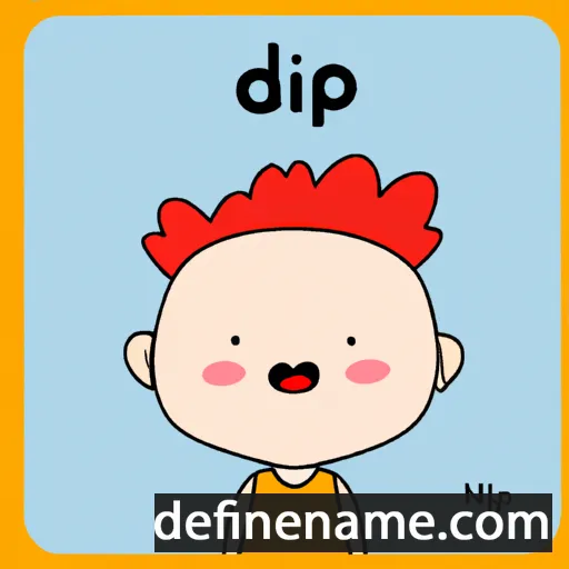 cartoon of the name Diệp