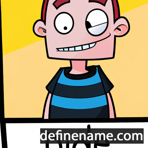 cartoon of the name Diede