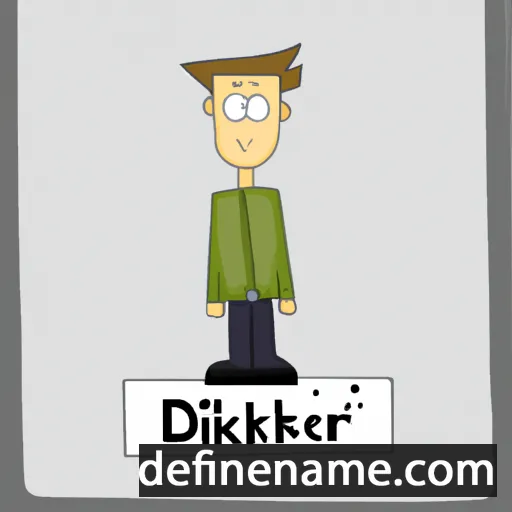 Diederik cartoon